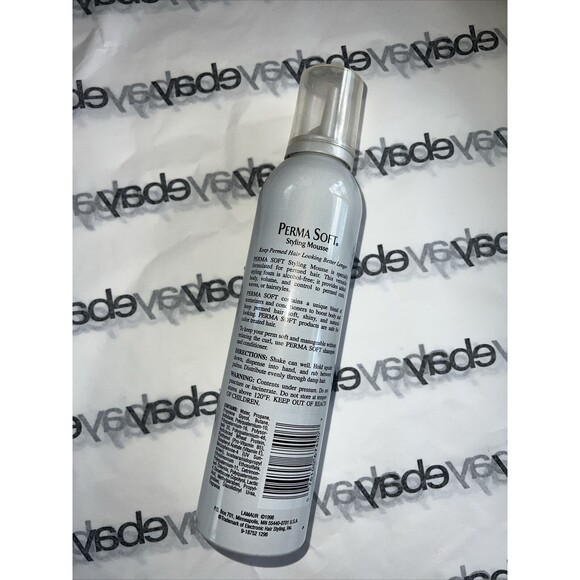 Perma Soft For Permed Hair Styling Mousse Extra Conditioning Alcohol Free 8.5oz - Picture 2 of 3